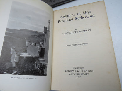 Autumns in Skye, Ross and Sutherland by T. Ratcliffe Barnett, 1930, Vintage Scottish Book book image 3