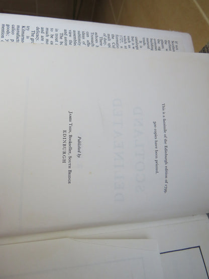 Scotland Delineated By R. Heron 1975 Facsimile of the Edinburgh Edition of 1799