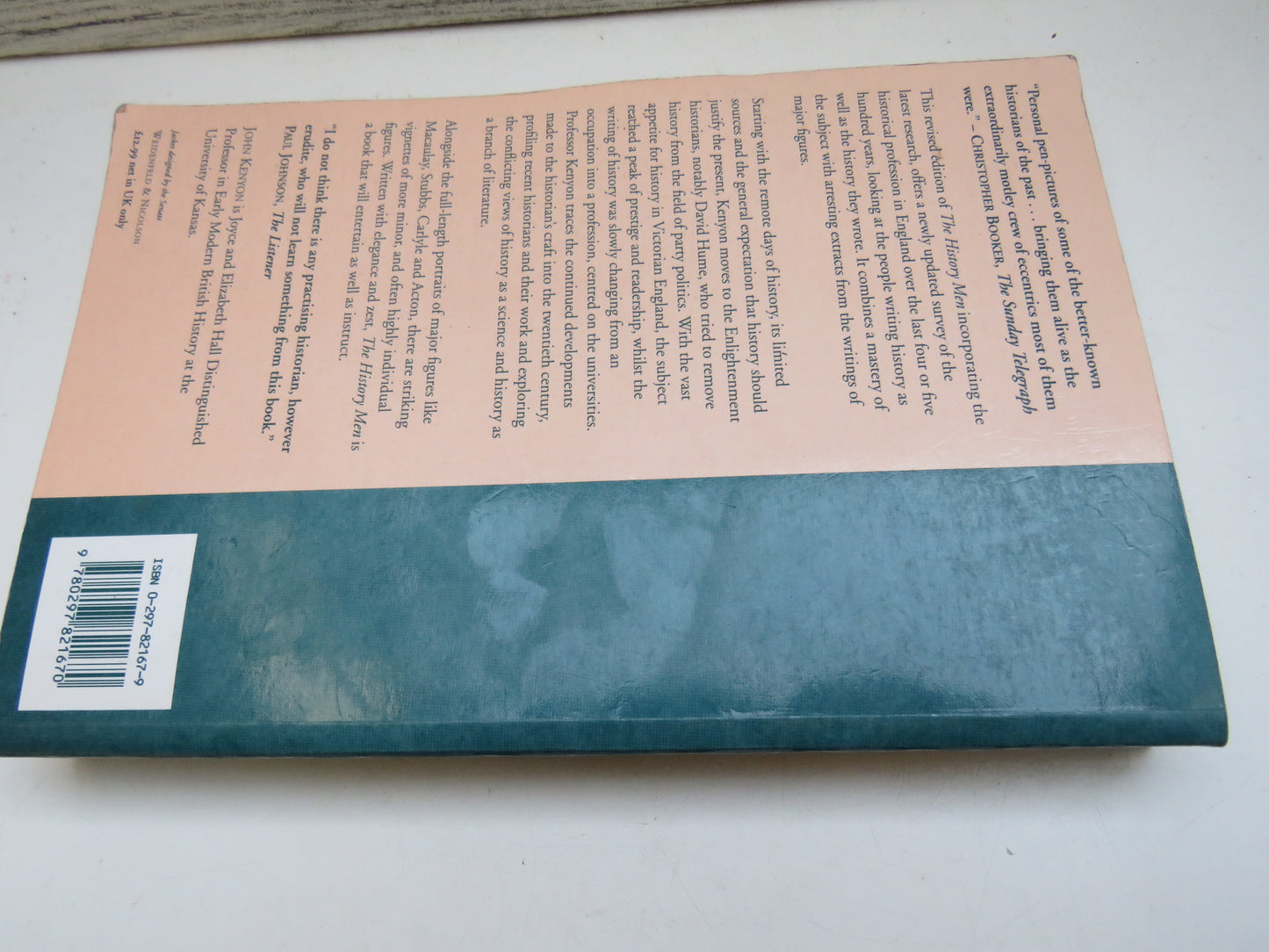 The History Men The Historical Profession In England Since The Renaissance By John Kenyon 1993