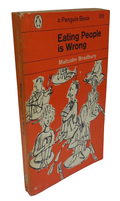 Eating People Is Wrong By Malcolm Bradbury Penguin Books 1963 book front cover