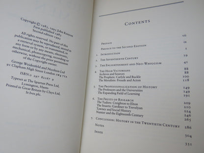 The History Men The Historical Profession In England Since The Renaissance By John Kenyon 1993