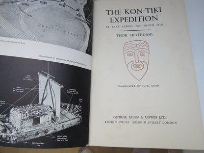 The Kon-Tiki Expedition By Raft Across The South Seas By Thor Heyerdahl Translated By F. H. Lyon 1950
