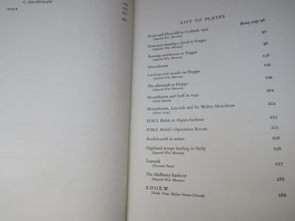 The Watery Maze The Story of Combined Operations By Bernard Fergusson 1961