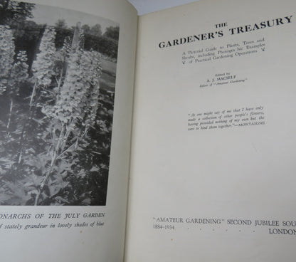 The Gardener's Treasury A Pictorial Guide To Plants, Trees and Shrubs Edited by A.J.Macself book image 3