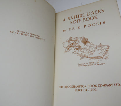 A Nature Lover's Note Book By Eric Pochin book image 3
