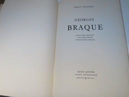 Great Painters:  Georges Braque 1956 book image 3