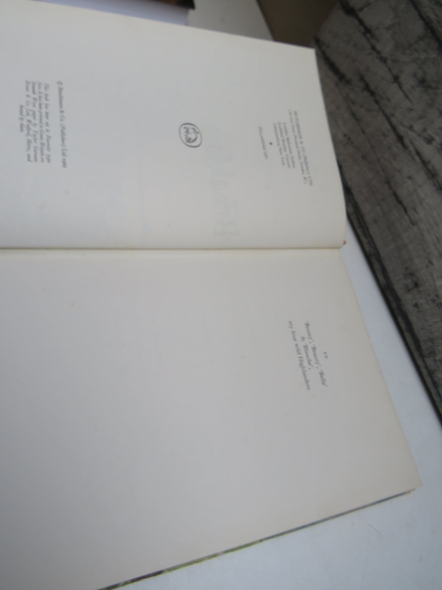 The Sea for Breakfast by Lillian Beckwith, 1961