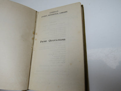 Prose Quotations Classified Under Subject Headings, and Fully Indexed By W. Gurney Benham book image 4