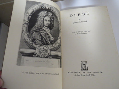 Defoe By James Sutherland 1937 1st Edition book image 4