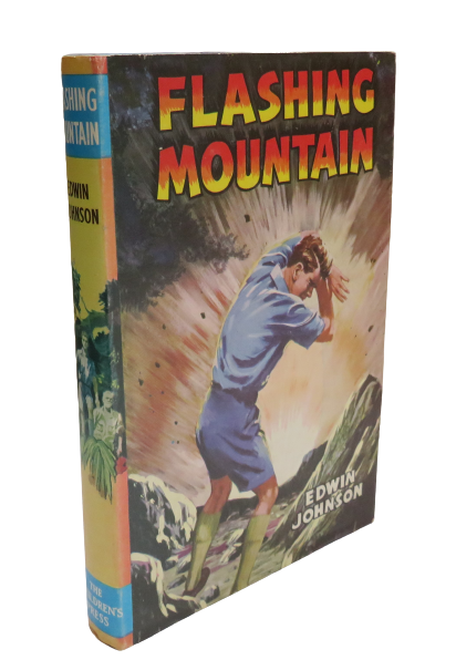 Flashing Mountain By Edwin Johnson 1966 book front cover
