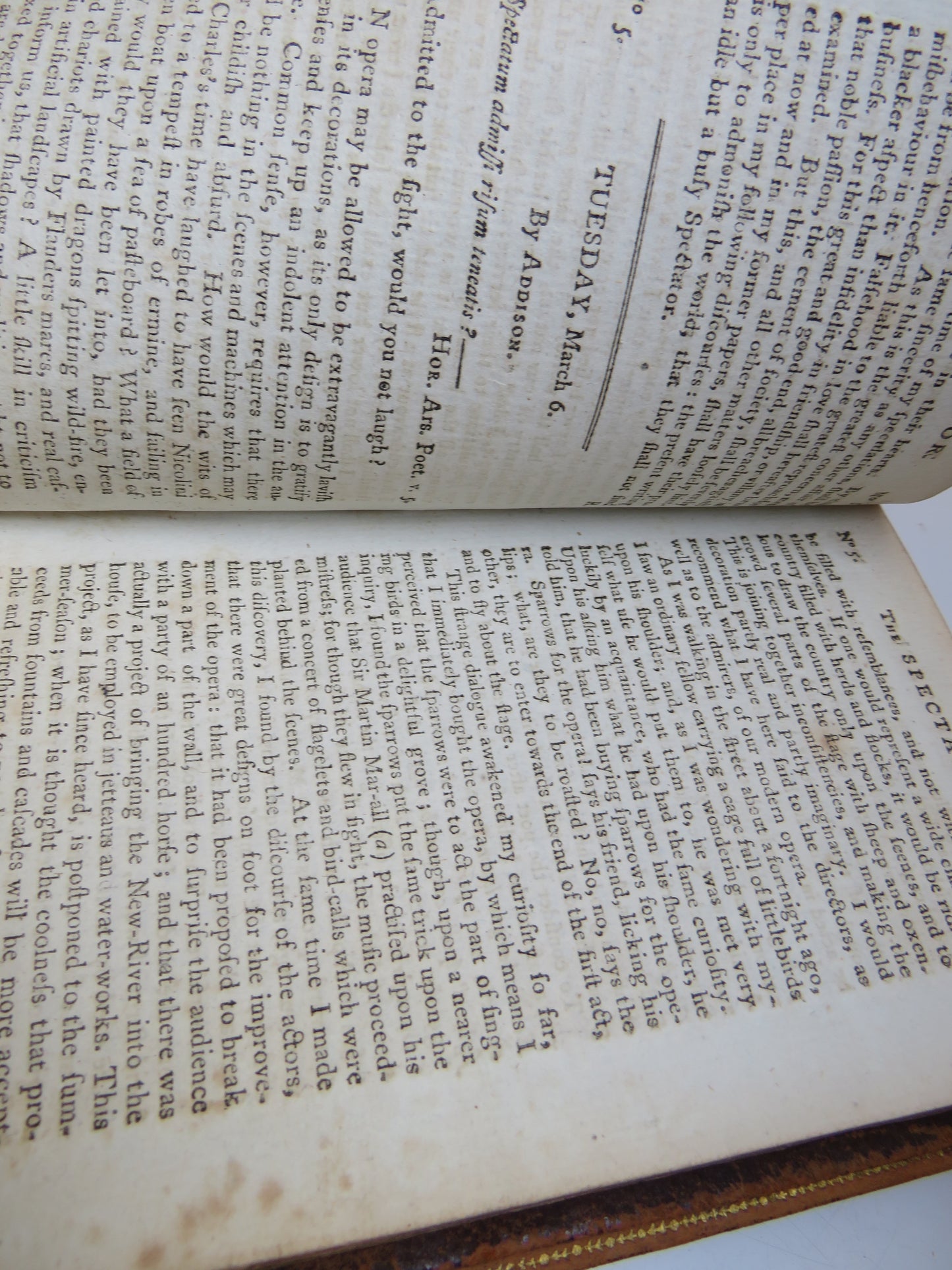 The Spectator With Sketches of the Lives of the Authors, and Explanatory Notes In 8 Volumes 1797