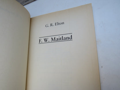 F. W. Maitland By G. R. Elton 1986
