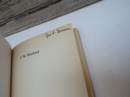F. W. Maitland By G. R. Elton 1986