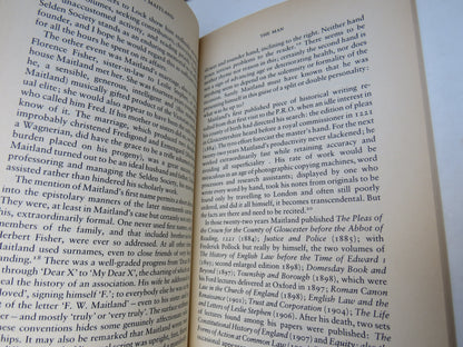 F. W. Maitland By G. R. Elton 1986