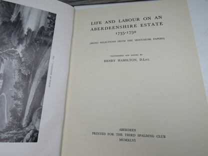 Life and Labour On An Aberdeenshire Estate 1735-1750 (Being Selections From The Monymusk Papers) Tra book image 3