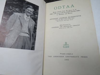 Odtaa, Being Extracts from the diary of an Officer who served with the 4/10th Gurkha Rifles in Manip book image 3