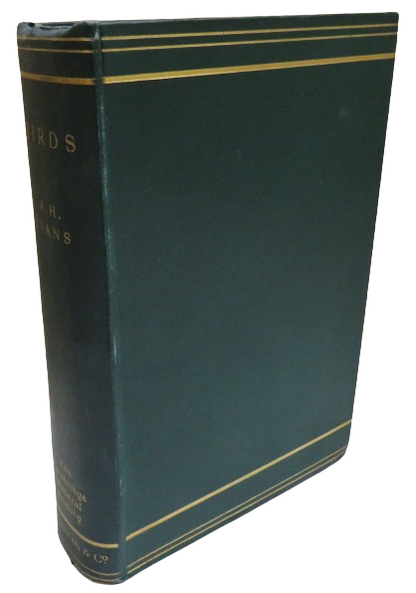Birds By A.H. Evans M.A. Clare College Cambridge 1900 book front cover