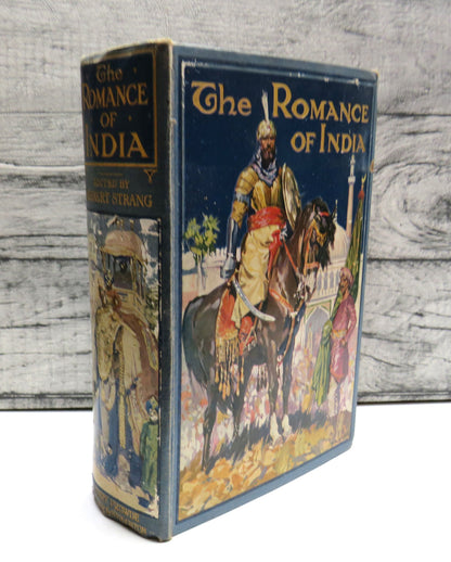 The Romance of the World, The Romance of India, edited by Herbert Strang book front cover