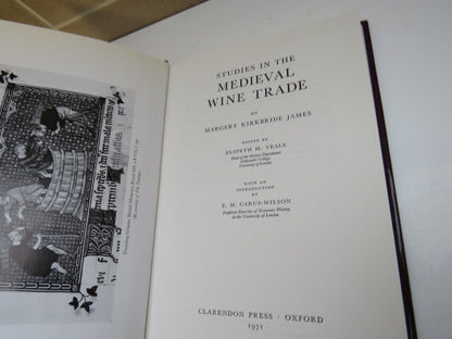 Studies In The Medieval Wine Trade by Margery Kirkbride James 1971 book image 3