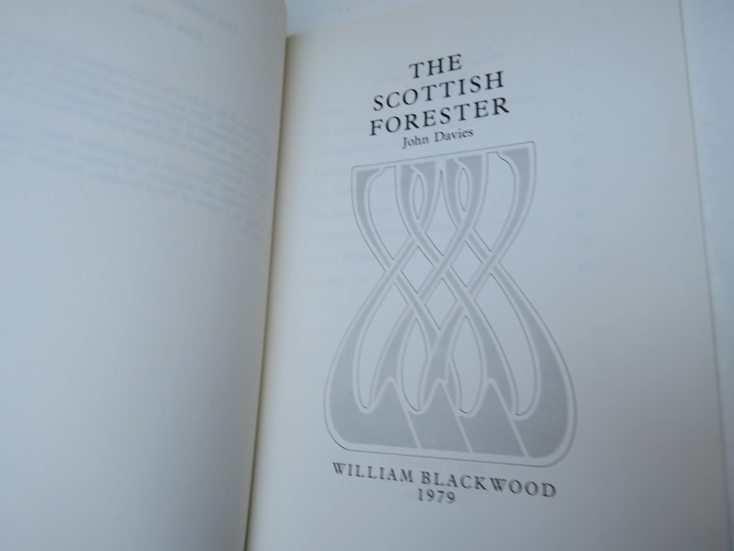 The Scottish Forester By John Davies 1979