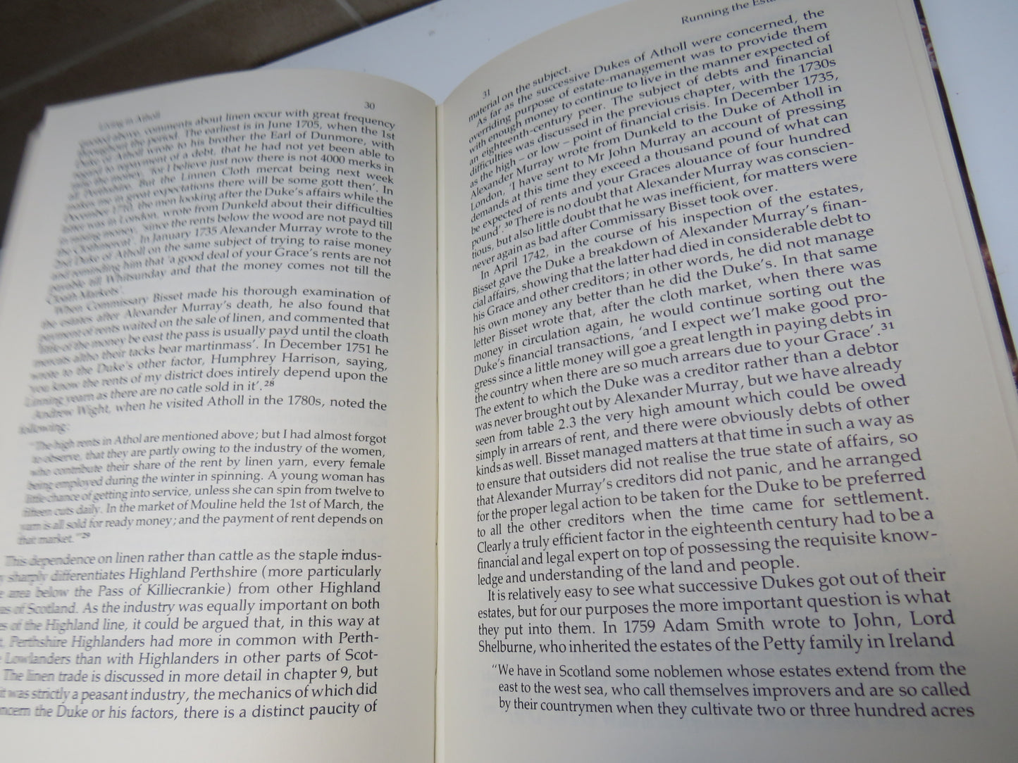 Living in Atholl, A Social History of the Estates 1685-1785 by Leah Leneman, 1986