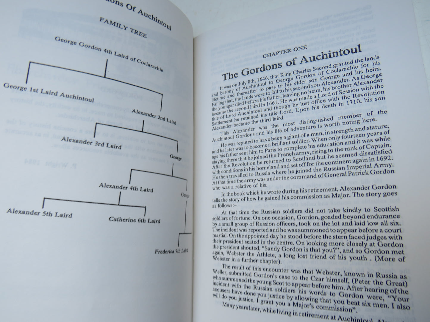 The Birth and Growth of A Village The History of Aberchirder and The Gordon Connection By Phillis Wright