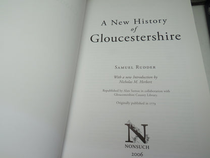 A New History of Gloucestershire By Samuel Rudder 2006 book image 3