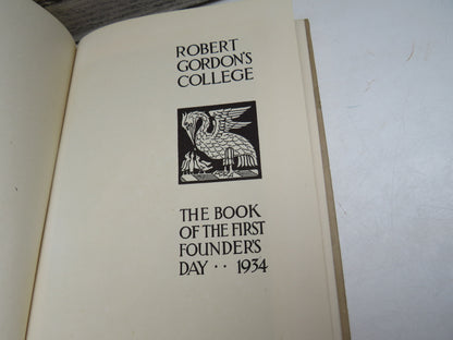 Robert Gordon's College The Book Of The First Founder's Day 1934 book image 4