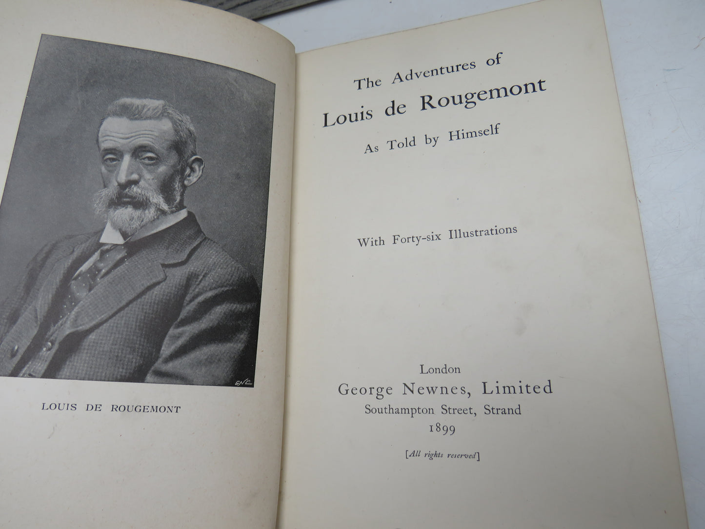 Adventures of Louis De Rougemont As Told by Himself (Antique Autobiography, 1899)
