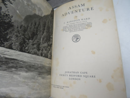 Assam Adventure by F. Kingdon Ward (Travel & Exploration Book, 1941) book image 3