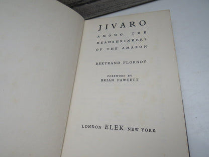 Jivaro, Among the Headshrinkers of the Amazon by Bertrand Flornoy (Vintage Exploration Book, 1953) book image 4