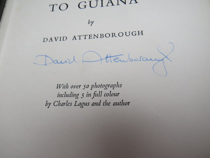 Zoo Quest to Guiana by David Attenborough (Signed Travel Book, 1956) book image 4