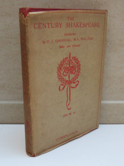 The Century Shakespeare - Coriolanus 1908 Introduction by F. J. Furnivall book image 2