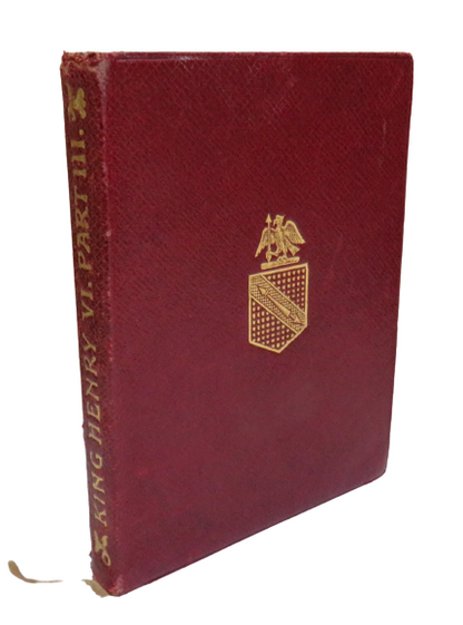 Shakespeare's Third Part of King Henry VI with Preface, Glossary & C. by Israel Gollancz, 1914 book front cover