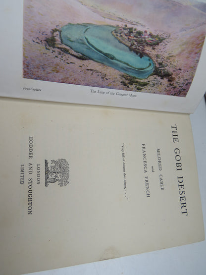 The Gobi Desert by Mildred Cable with Francesca French (Travel & Exploration Book, 1946) book image 4