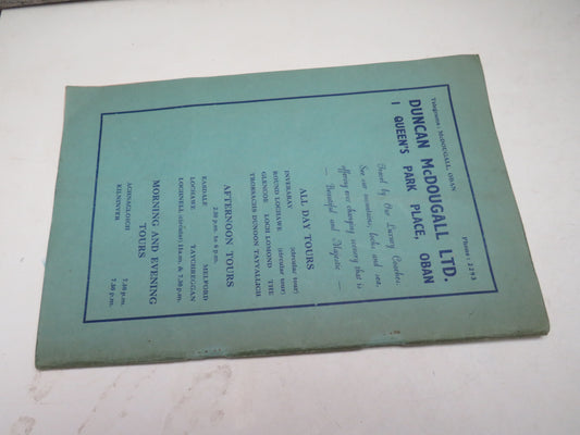 MacDonald's Guide To Oban And The District Around By J. W. N. Black