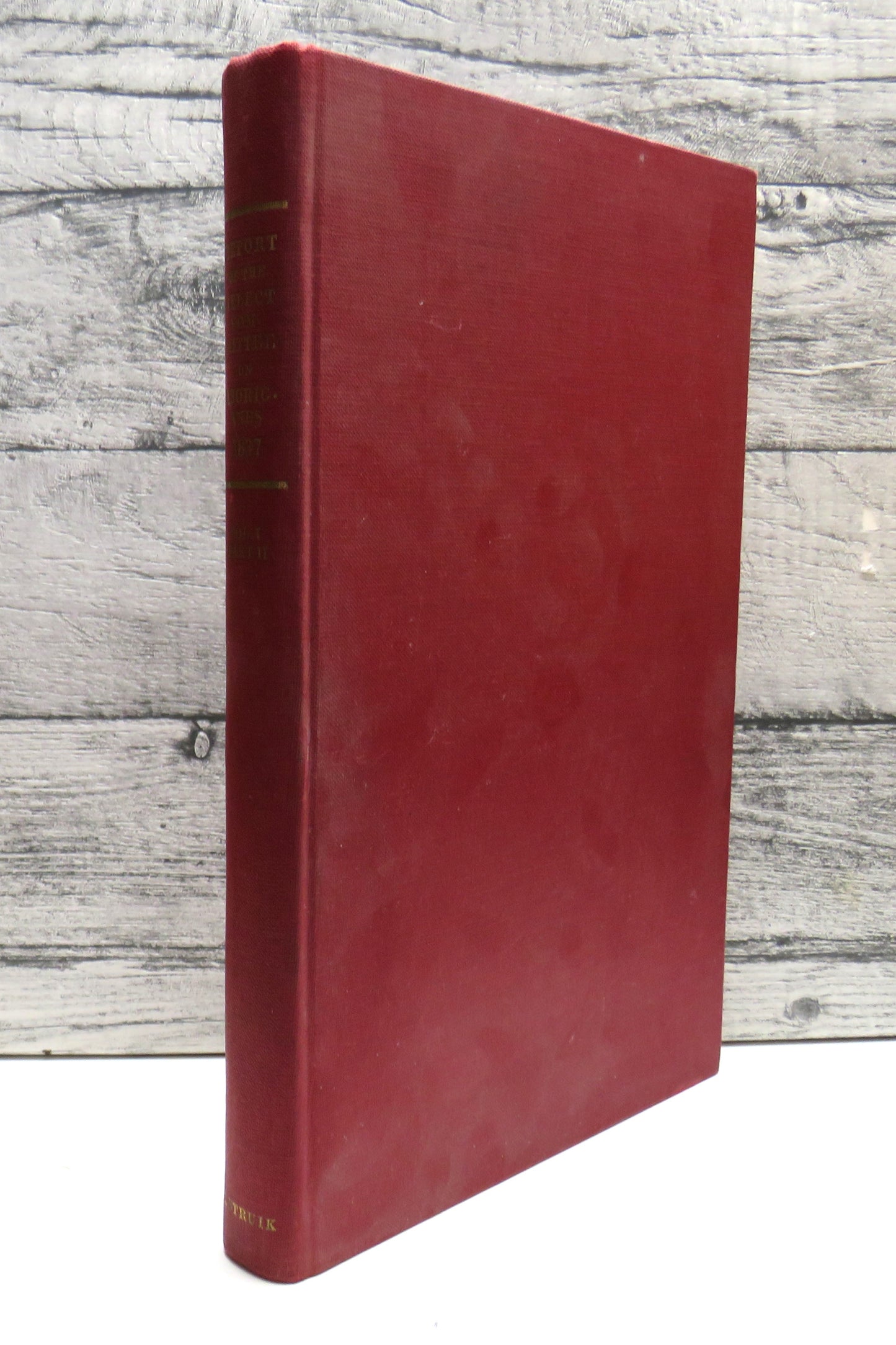 Report from the Select Committee on Aborigines (British Settlements) with the Minutes of Evidence, Appendix and Index by Parliament (History Book, 1966)