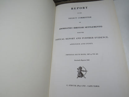Report from the Select Committee on Aborigines (British Settlements) with the Minutes of Evidence, A book image 3