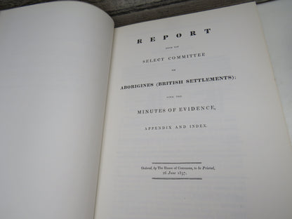 Report from the Select Committee on Aborigines (British Settlements) with the Minutes of Evidence, A book image 4