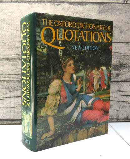 The Oxford Dictionary of Quotations Fourth Edition Edited By Angela Partington 1992 book front cover