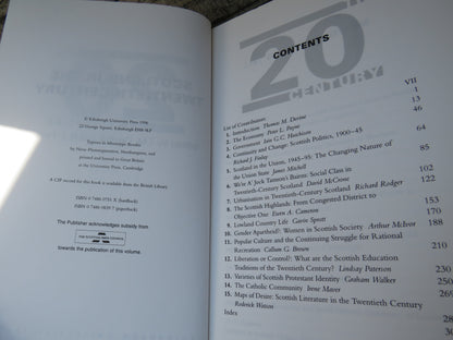 Scotland In The Twentieth Century Edited By T.M. Devine and R.J. Finlay 1996 book image 5