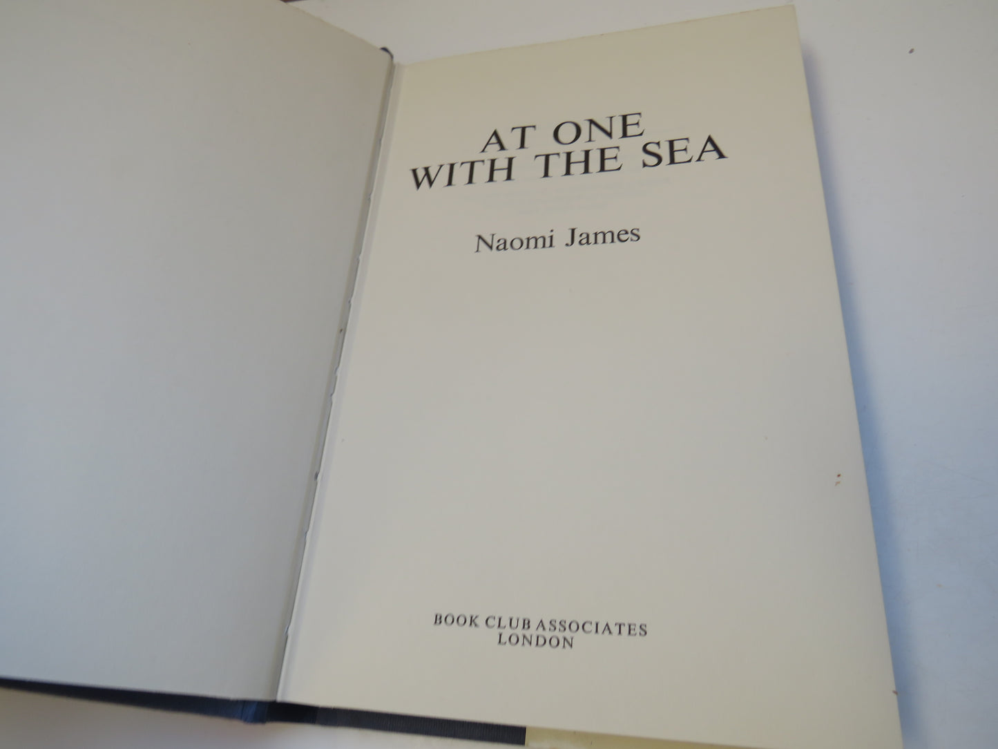 At One With The Sea By Naomi James 1979