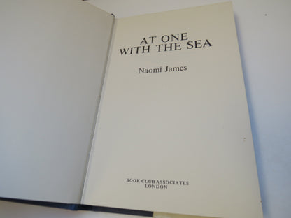 At One With The Sea By Naomi James 1979 book image 2