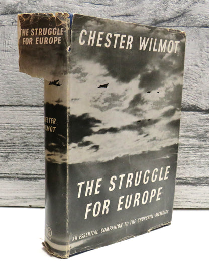 The Struggle for Europe by Chester Wilmot (WWII History Book, 1954) book front cover