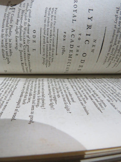 Works of Peter Pindar 1792 Epistle To Those Literary Colossusses The Reviewers, Inc A Poetical Epist book image 8