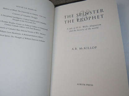 The Spinster & The Prophet A Tale of H.G. Wells Plagiarism and The History of The World By A.B. McKi book image 4