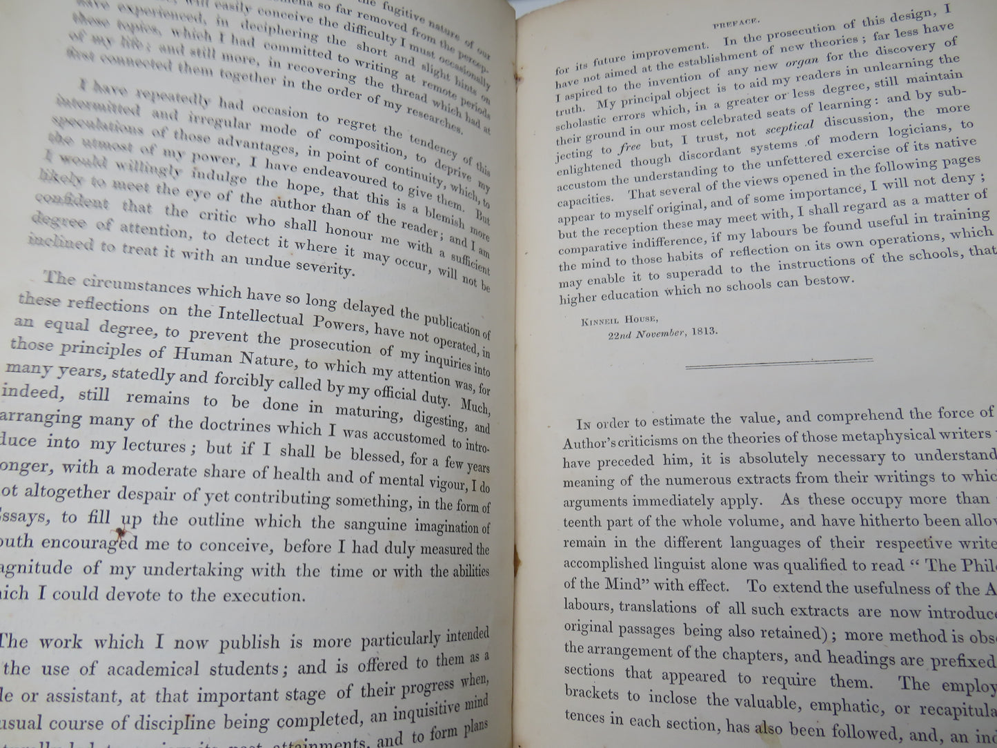 Elements of The Philosophy of The Human Mind In Two Parts By Dugald Stewart 1843