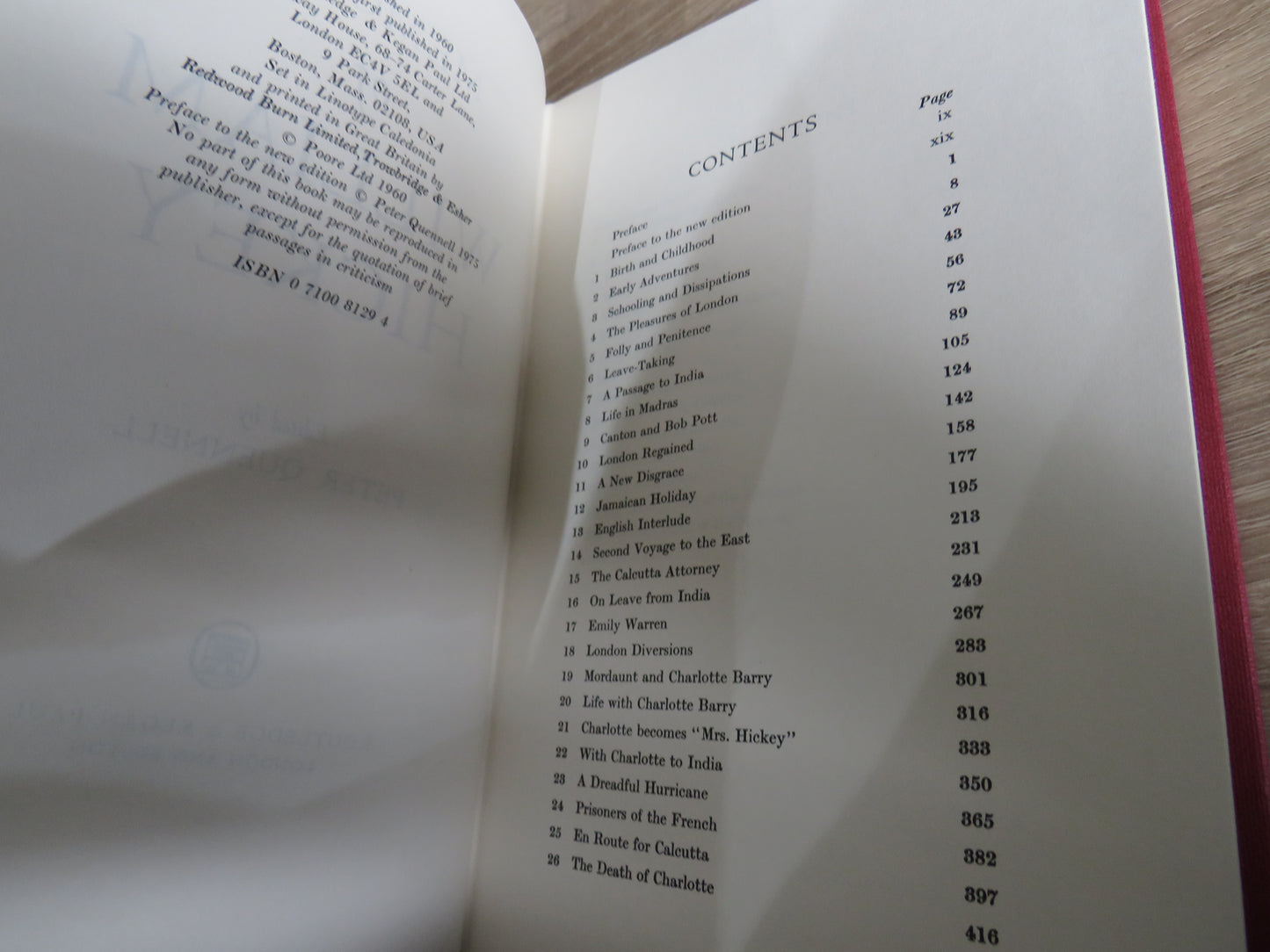 Memoirs of William Hickey Edited by Peter Quennell 1975