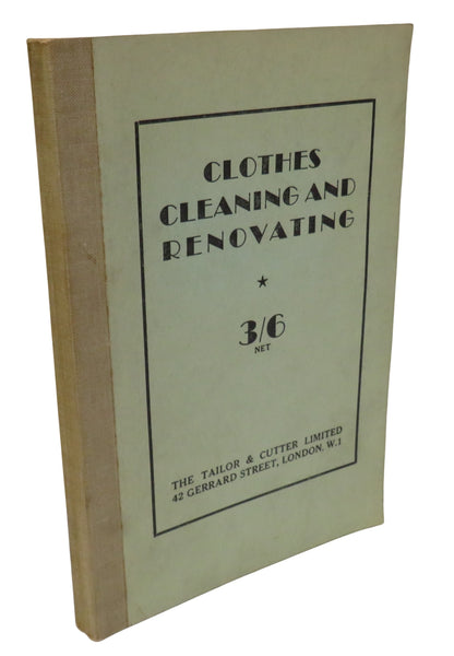Clothes Cleaning and Renovating book front cover