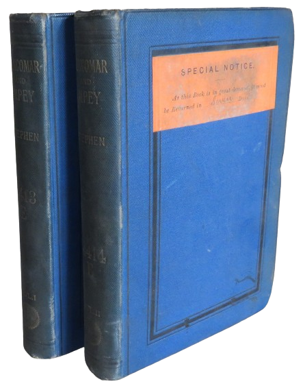 The Story of Nuncomar and the Impeachment of Sir Elijah Impey By Sir James Fitzjames Stephen Vol I & II 1885